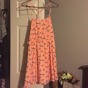 Peach dress