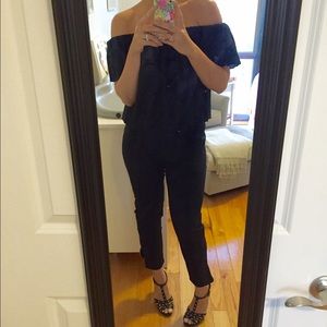 Gap Ponte Knit Pants with Zipper Ankle Detail