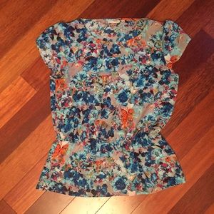 Halogen Floral Blouse