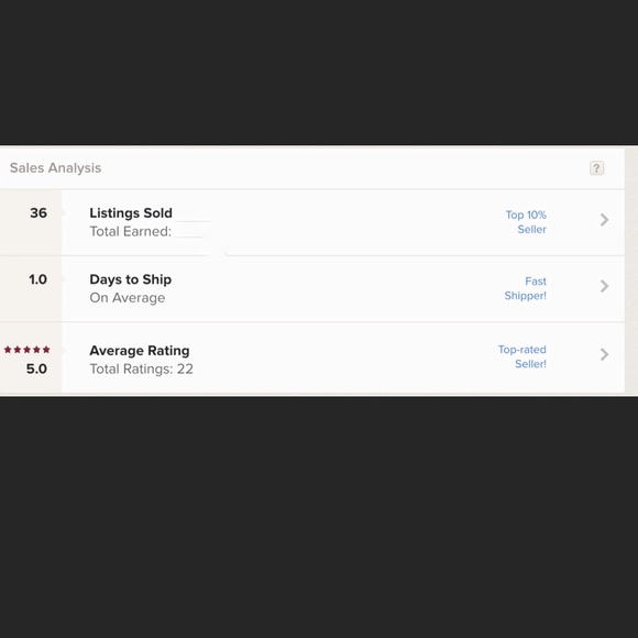 ⭐️Updated Closet Stats!⭐️ - Picture 2 of 3