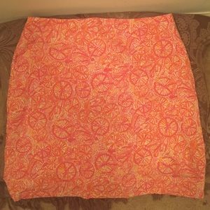 Lily Pulitzer Bicycle Skirt