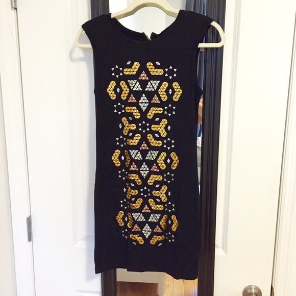 Brand New Torn by Ronny Kobo Studded Dress - Picture 2 of 3