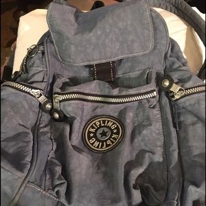 Kipling Like New Blue Backpack