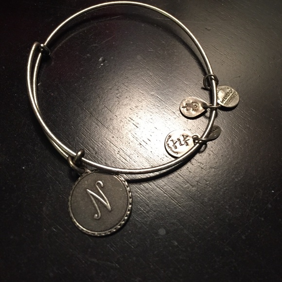 Alex and ani initial bracelet