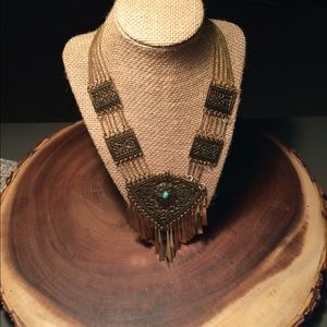 Aztec Statement Necklace
