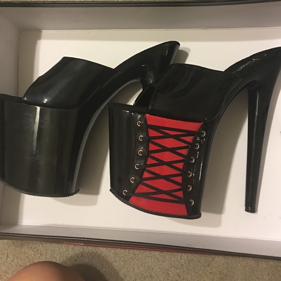 Pleaders Platform Heels