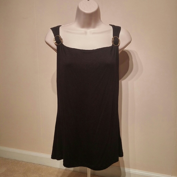 Adrienne Vittadini Gold Emblem Tank - Picture 1 of 2