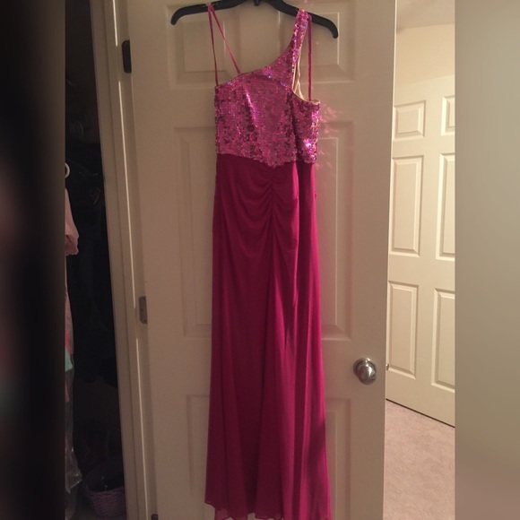 Pink formal dress