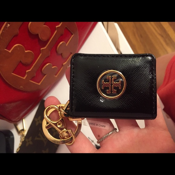 Tory Burch photo keychain