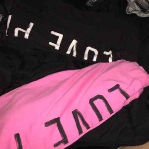2 Pink sweatpants