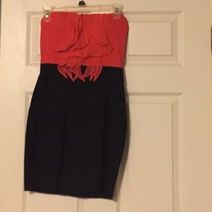 Red/black bodycon
