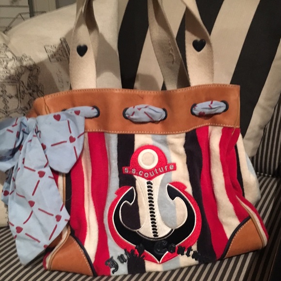 Juicy Couture Anchor Terry Daydreamer Tote Bag