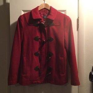 XS Red Gap Toggle Peacoat