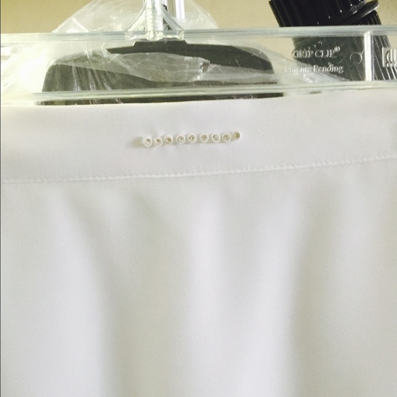 "Two Piece White Designer Suit" - Picture 4 of 4