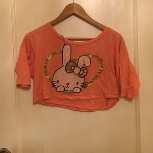 Hello kitty crop top