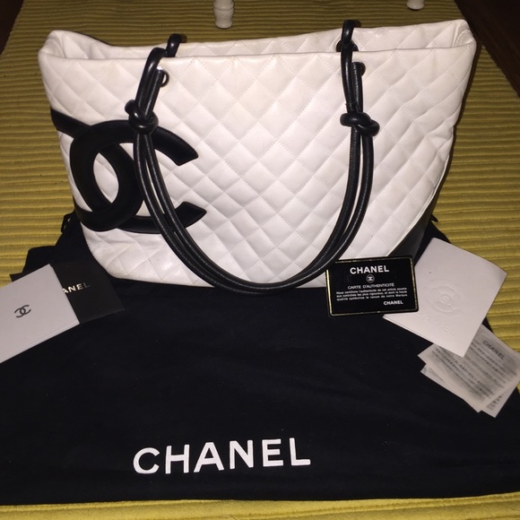 CHANEL Handbags - *LAST MARK DOWN*AUTH Chanel Cambon tote. Leather