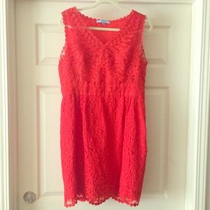 SALE💃🏻💃🏻Antonio Melani Red Lace Dress