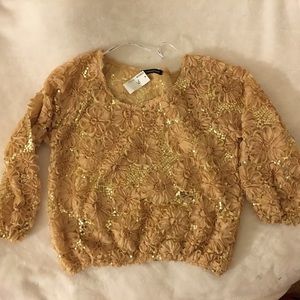Sequin shirt/ sweater