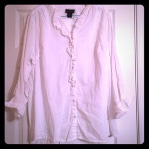 White Button Up Blouse