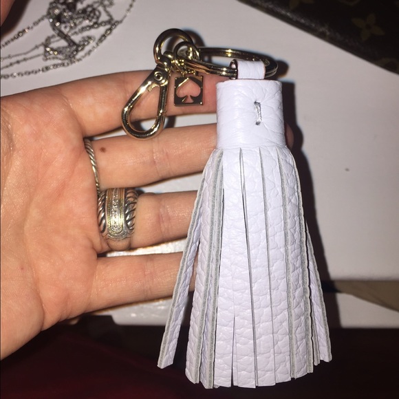Kate Spade fringe keychain