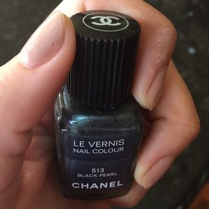 Chanel nail polish in black pearl