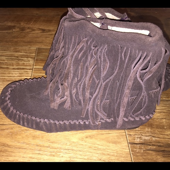 Gap boho fringe boots.