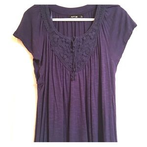 Navy Blue Casual Tee