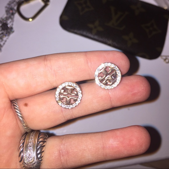 Tory Burch gold stud earrings