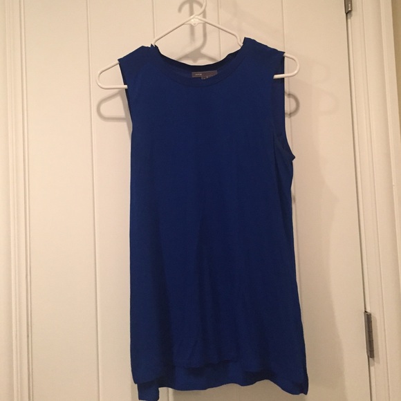 Vince Royal Blue rayon and silk tank