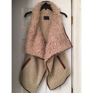 Faux fur vest