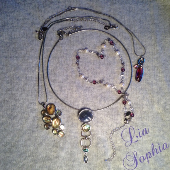 Lia Sophia Jewelry - Lia Sophia 4 Necklace Bundle