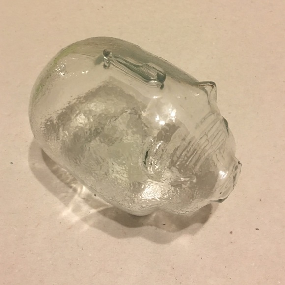 Vintage Glass Piggybank