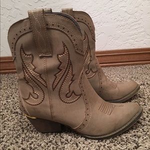 Very Volatile Cowboy Booties
