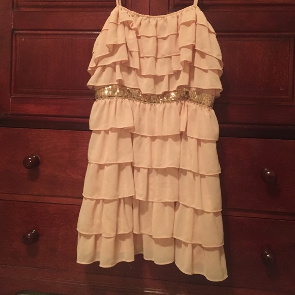 Forever 21 Ruffled Sequin Dress
