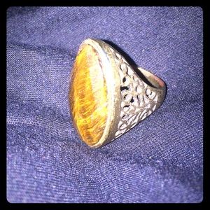 Forever 21 Caramel Colored Cocktail Ring