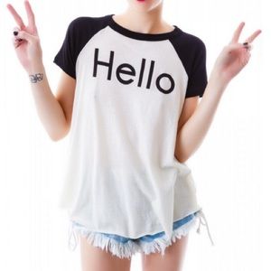 Wildfox couture - t shirt - Charlie retro raglan Wildfox couture - t shirt - Charlie retro raglan