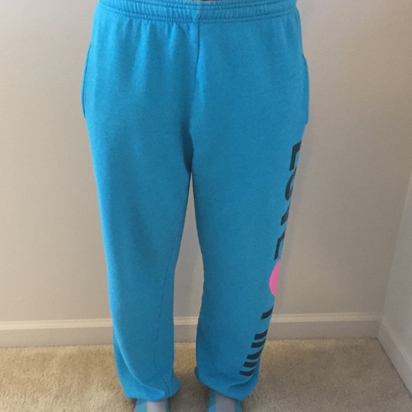 PINK Victoria's Secret Blue Sweatpants