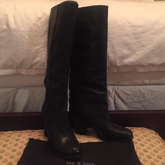 Rag and bone knee high boots - Picture 3 of 4