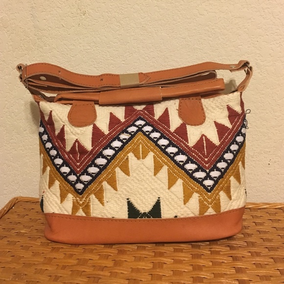 Beautiful Guatemalan Chevron Handbag.