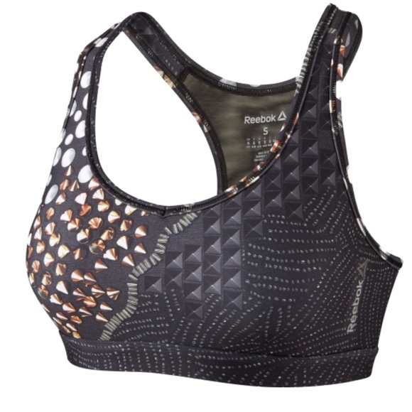 Reebok workout studded sports bra NWT
