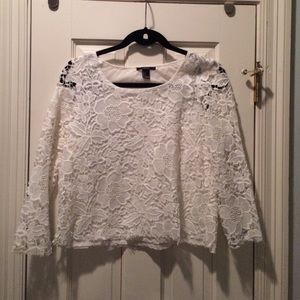 Floral lace forever 21 blouse