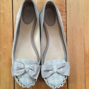 Kate Spade tan flats, size 8