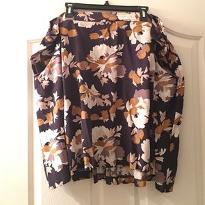 Floral Skirt with Pockets