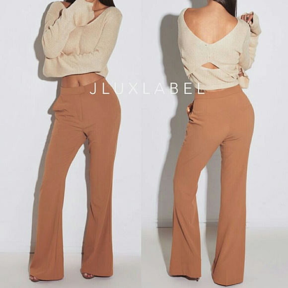 Crop blush sweater