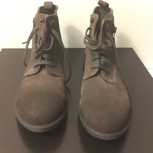 Mens' Gaudi ankle boots real suede