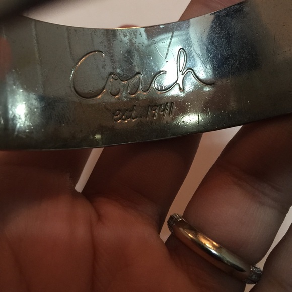 Silver coach bangle - Picture 3 of 3