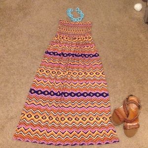 Fun Vibrant Maxi Dress