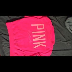 Pink brand half zip up