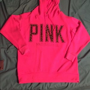 Pink brand hoodie