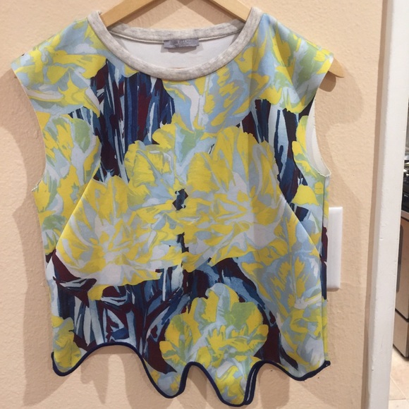 Zara printed dripping top